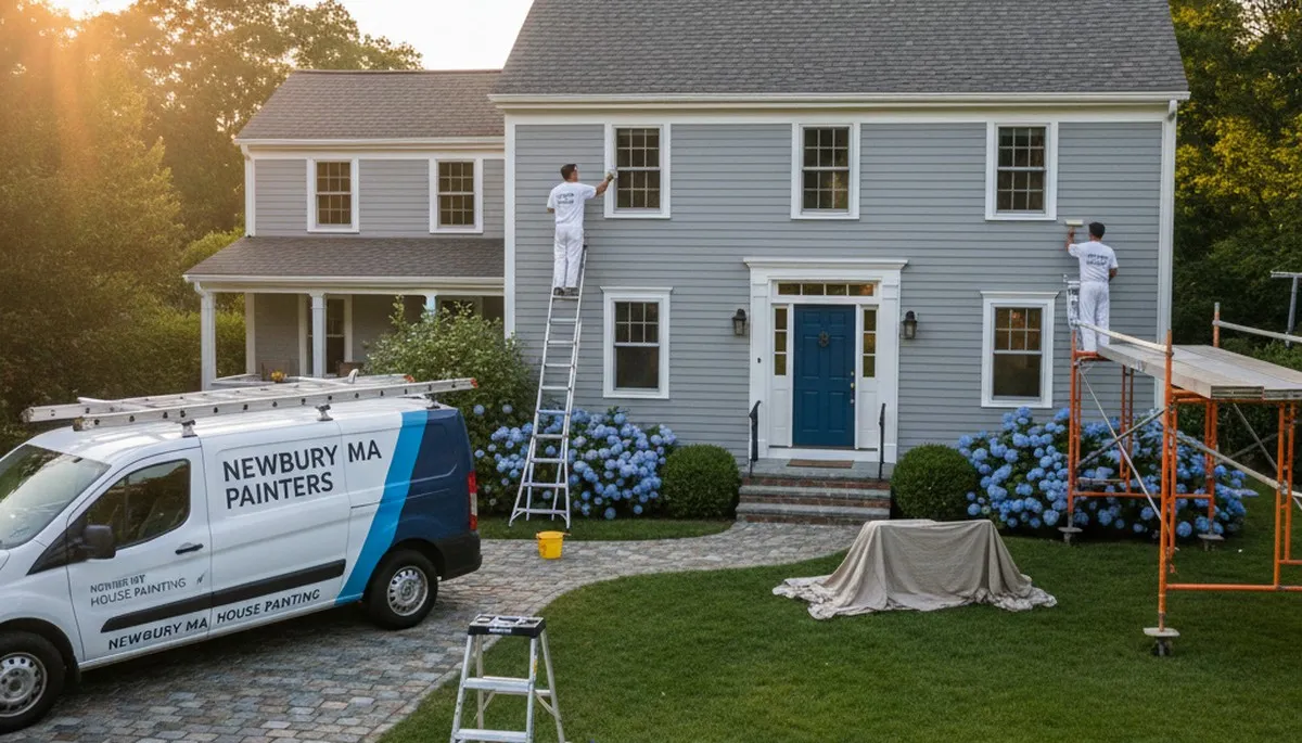 Professional house painters in Andover MA providing expert residential exterior painting services