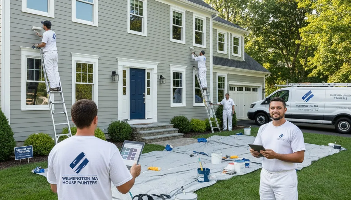 Professional house painting services in Andover, MA for residential exteriors and interiors